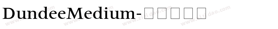 DundeeMedium字体转换