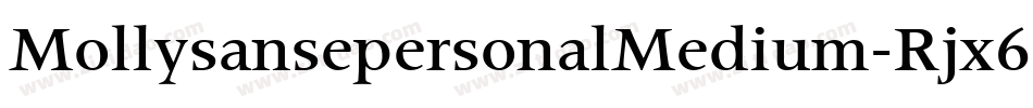 MollysansepersonalMedium-Rjx6字体转换