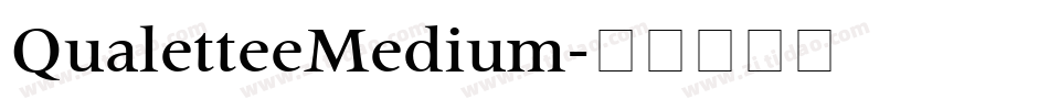 QualetteeMedium字体转换