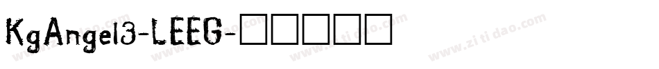 KgAngel3-LEEG字体转换