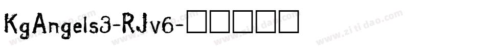 KgAngels3-RJv6字体转换