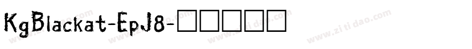 KgBlackat-EpJ8字体转换