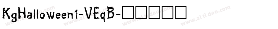 KgHalloween1-VEqB字体转换