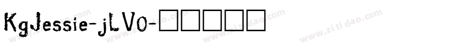KgJessie-jLV0字体转换