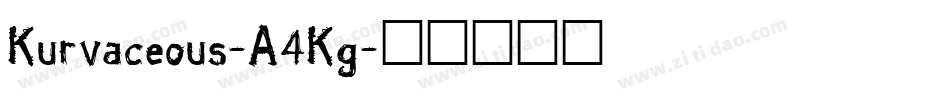 Kurvaceous-A4Kg字体转换