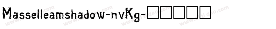 Masselleamshadow-nvKg字体转换