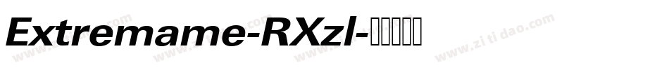 Extremame-RXzl字体转换