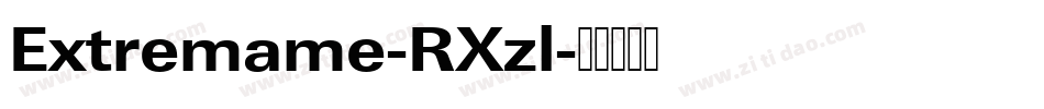 Extremame-RXzl字体转换