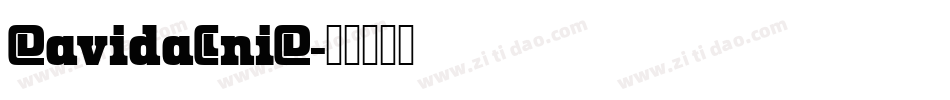 DavidaIniD字体转换