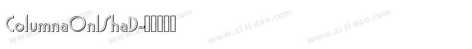 ColumnaOnlShaD字体转换