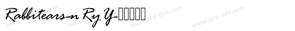 Rabbitears-nRyY字体转换