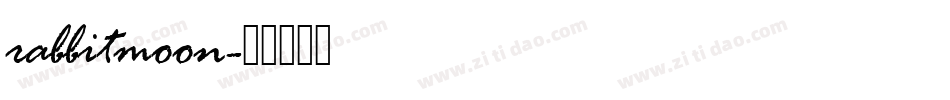 rabbitmoon字体转换