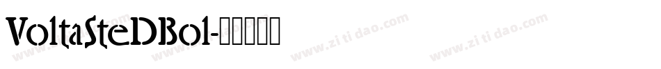 VoltaSteDBol字体转换