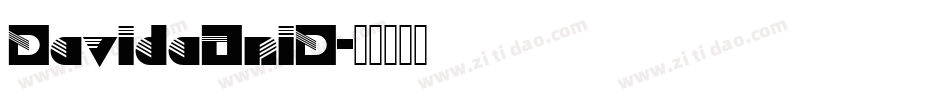 DavidaIniD字体转换