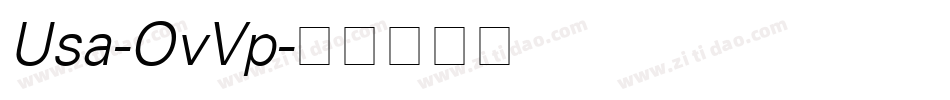 Usa-OvVp字体转换