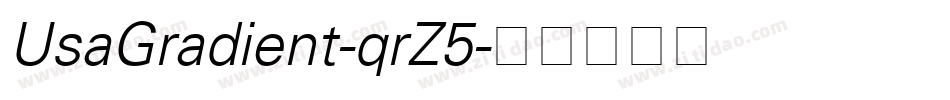 UsaGradient-qrZ5字体转换