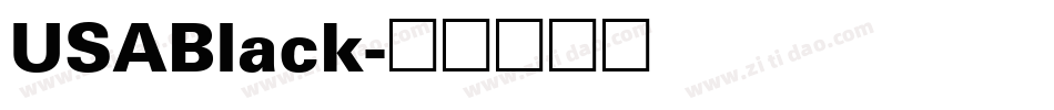 USABlack字体转换