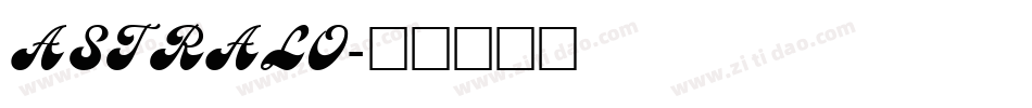 ASTRALO字体转换