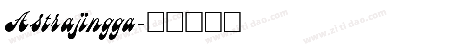 Astrajingga字体转换