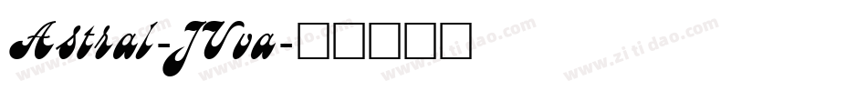 Astral-JVva字体转换