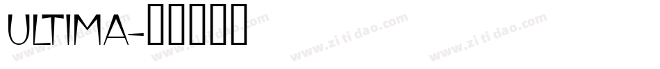 ULTIMA字体转换