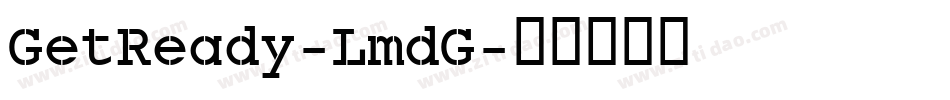 GetReady-LmdG字体转换
