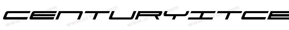CenturyITCBQ-UltraItalic字体转换