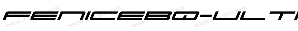 FeniceBQ-UltraItalic字体转换
