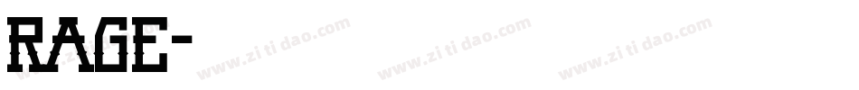 RAGE字体转换