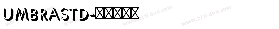 UmbraStd字体转换
