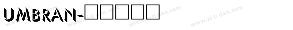 Umbran字体转换