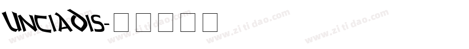 UnciaDis字体转换