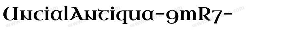 UncialAntiqua-9mR7字体转换