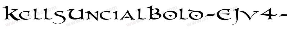 KellsUncialBold-EJv4字体转换
