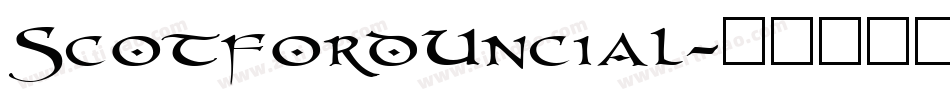ScotfordUncial字体转换