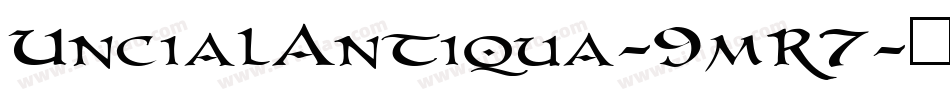 UncialAntiqua-9mR7字体转换