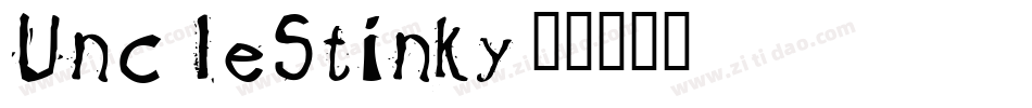 UncleStinky字体转换