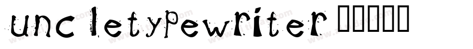 uncletypewriter字体转换