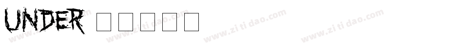 Under字体转换