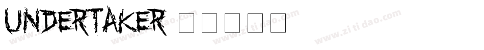 Undertaker字体转换