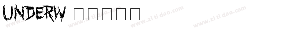 Underw字体转换