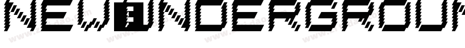 New-Underground字体转换