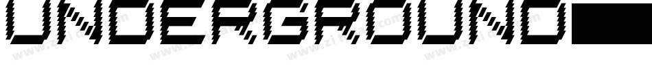 Underground字体转换