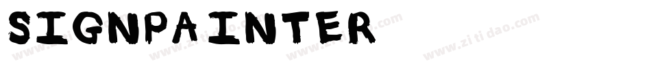 SignPainter字体转换