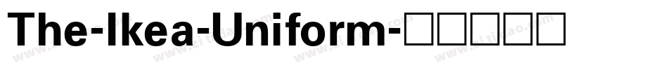 The-Ikea-Uniform字体转换