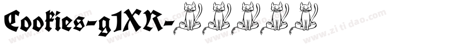 Cookies-g1XR字体转换