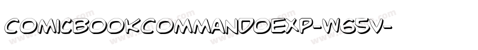 ComicBookCommandoExp-W65v字体转换