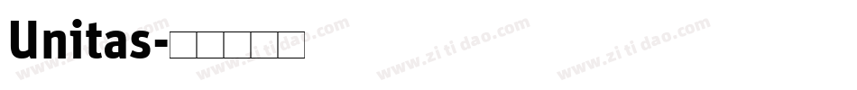 Unitas字体转换