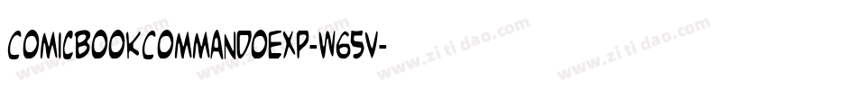 ComicBookCommandoExp-W65v字体转换