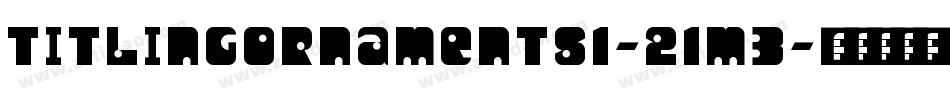 TitlingOrnaments1-21M3字体转换